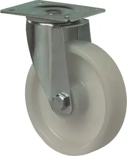 ZWENKWIEL WIT MET ROLLAGER 200MM Shop Nu