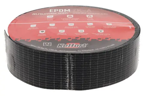 Goedkoop EPDM ZELFKLEVEND 100MM D=0.6MM