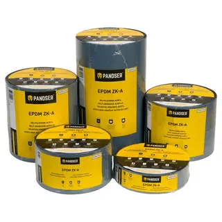 Merkproduct EPDM ZELFKLEVEND 200MM D=0.6MM