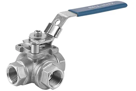 316 3-WEGKR.T-BorNW15 1/4" PN63 Aanbieding