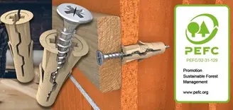 Plug met kraag, nylon Populair