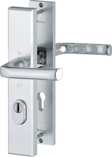 Kruk/kruk schild met kerntrekbeveiliging, aluminium Actieprijs