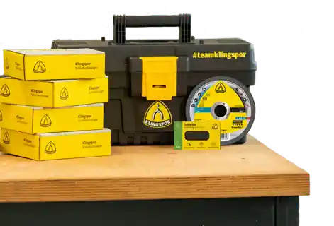 Hoge Kwaliteit KOFFER MET 100 SLIJPSCHIJVEN 125MM