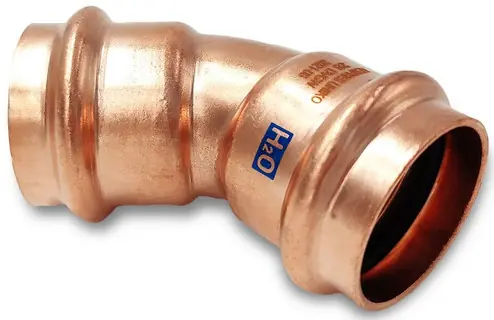 Lage Kosten PRESSF. Cu BOCHT 45gr. 22 MM