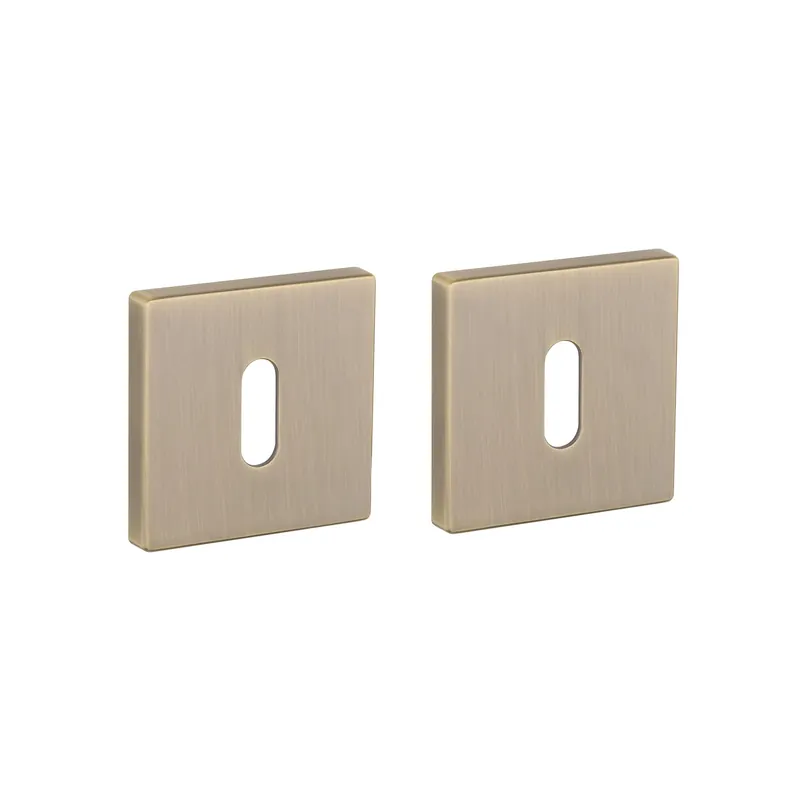 Nieuw Aprile Premium Sleutelrozet 52x52x7mm Vierkant afgerond Antiek messing