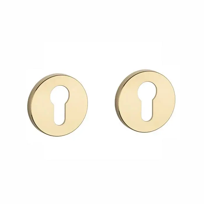 Aprile Premium Cilinderrozet Ø52x7mm Rond Goud gepolijst PVD Beste Prijs