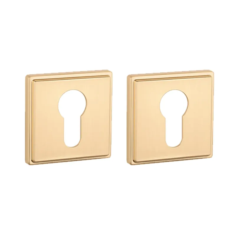 Aprile Premium Cilinderrozet 52x52x7mm Vierkant Mat goud Aanbieding