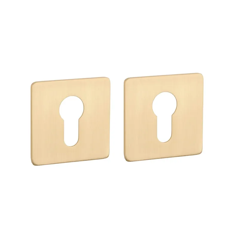 STERK Cilinderrozet KVADRAT 1711 3mm Vierkant Mat goud Lage Prijs