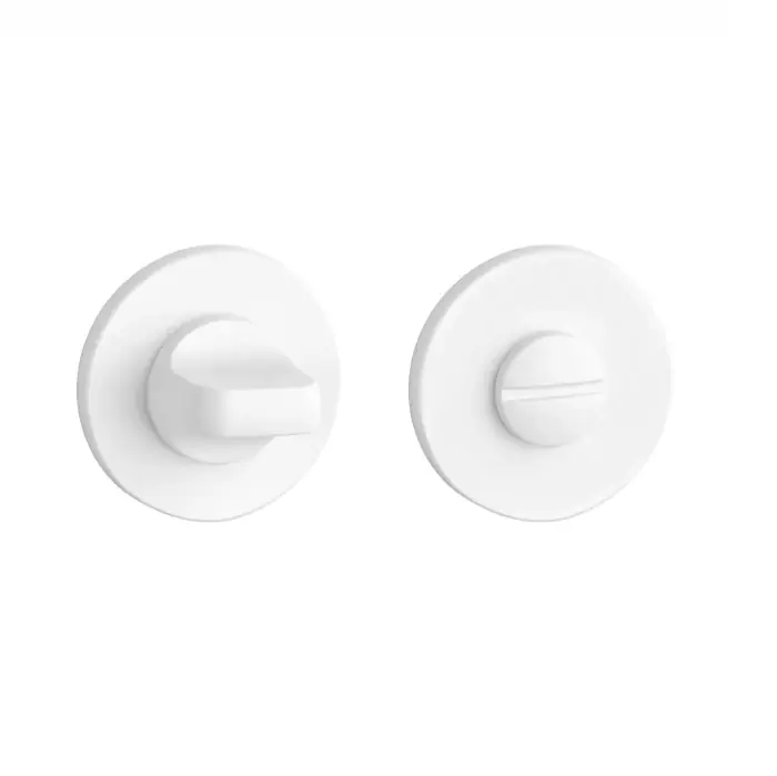 Aprile Prestige WC-garnituur Ø52x7mm Rond Mat wit Nieuw