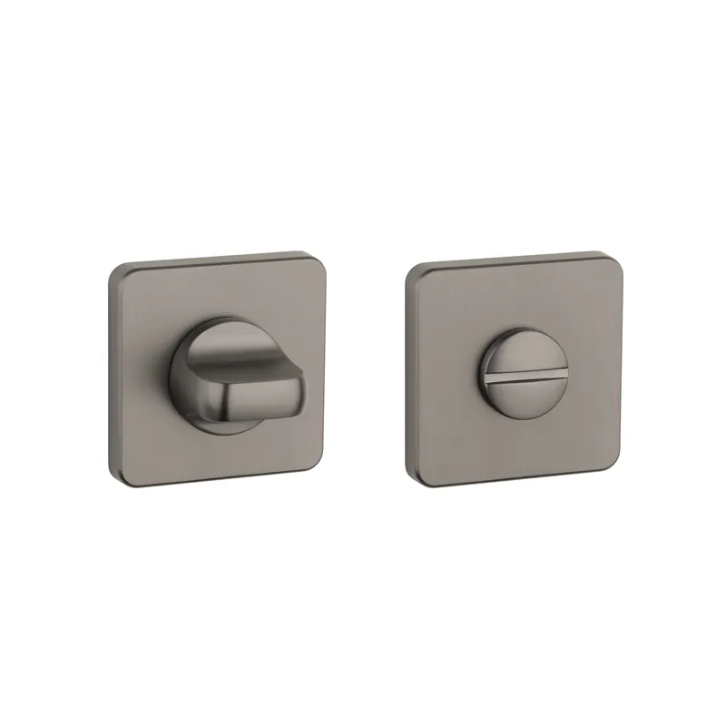 Nu Kopen Aprile Premium WC-garnituur 52x52x7mm Vierkant afgerond Grafiet