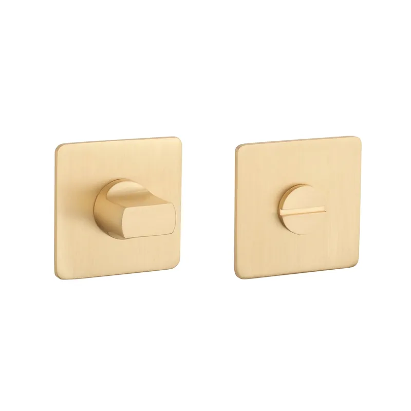 STERK WC-garnituur KVADRAT 1712 3mm Vierkant Mat goud Meest Verkocht