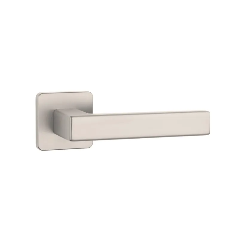 Aprile Deurkruk Tilia op vierkant rozet Mat nikkel Exclusieve Aanbieding