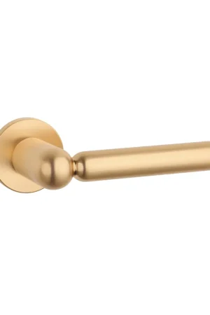 Weekendaanbieding Aprile Deurkruk Rubia op rond rozet Mat goud
