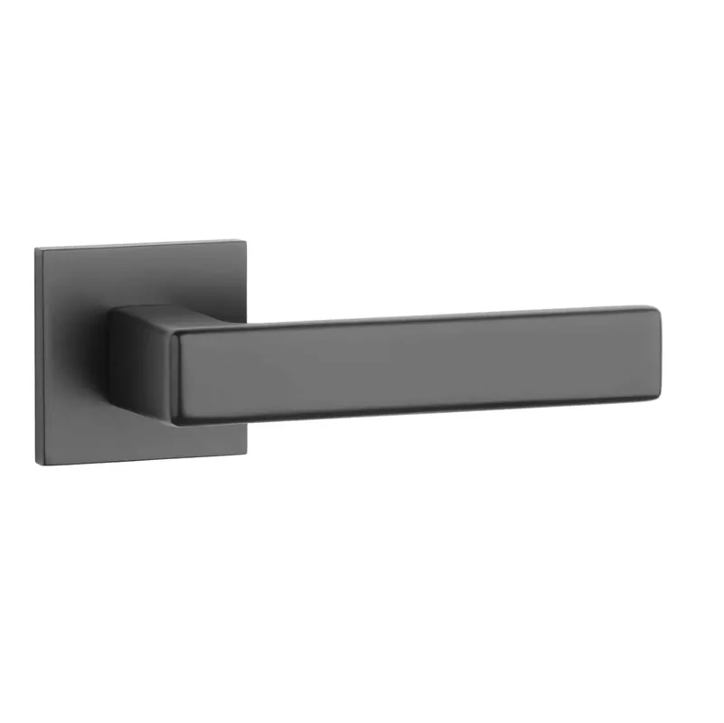 Shop Nu STILE Deurkruk Miia op vierkant rozet Zwart
