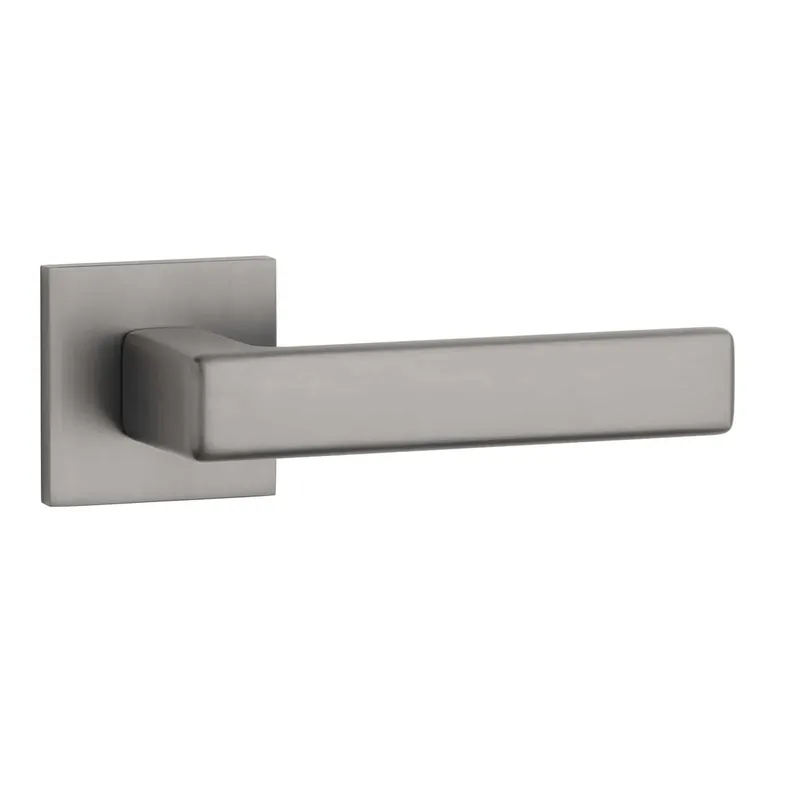 STILE Deurkruk Miia op vierkant rozet Gunmetal Koop Vandaag