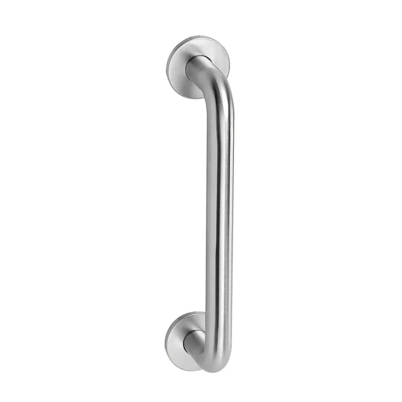 Intersteel Deurgreep op rond rozet 345 mm rvs geborsteld Exclusieve Aanbieding