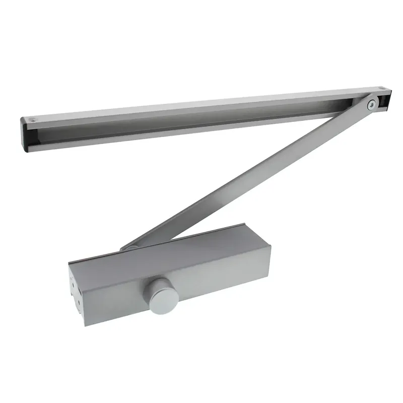Direct Verzonden Intersteel Deurdranger met glijarm DR124 207x55x40 mm zilvergrijs