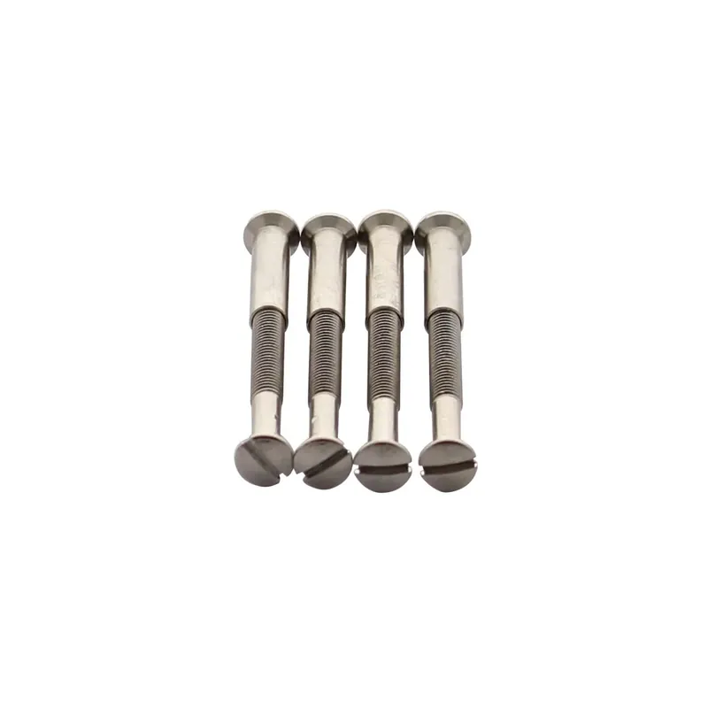 Intersteel 4 Patentboutjes m4x38 mm met hulsjes m4 staal vernikkeld Express Levering