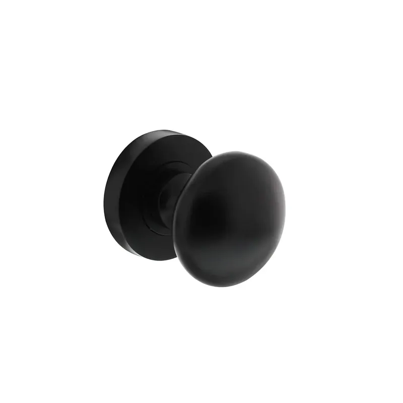 Intersteel Knop op rozet 52x10mm Zwart Exclusieve Aanbieding