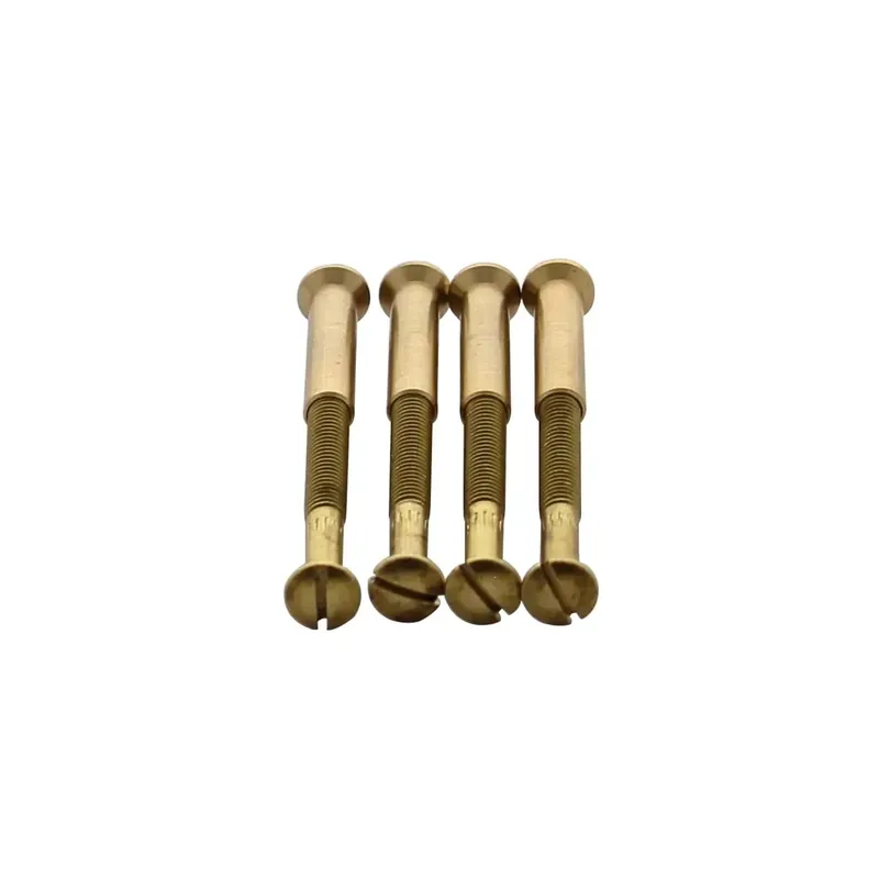 Aanbieding Intersteel 4 Patentboutjes m4x38 mm met hulsjes m4 messing