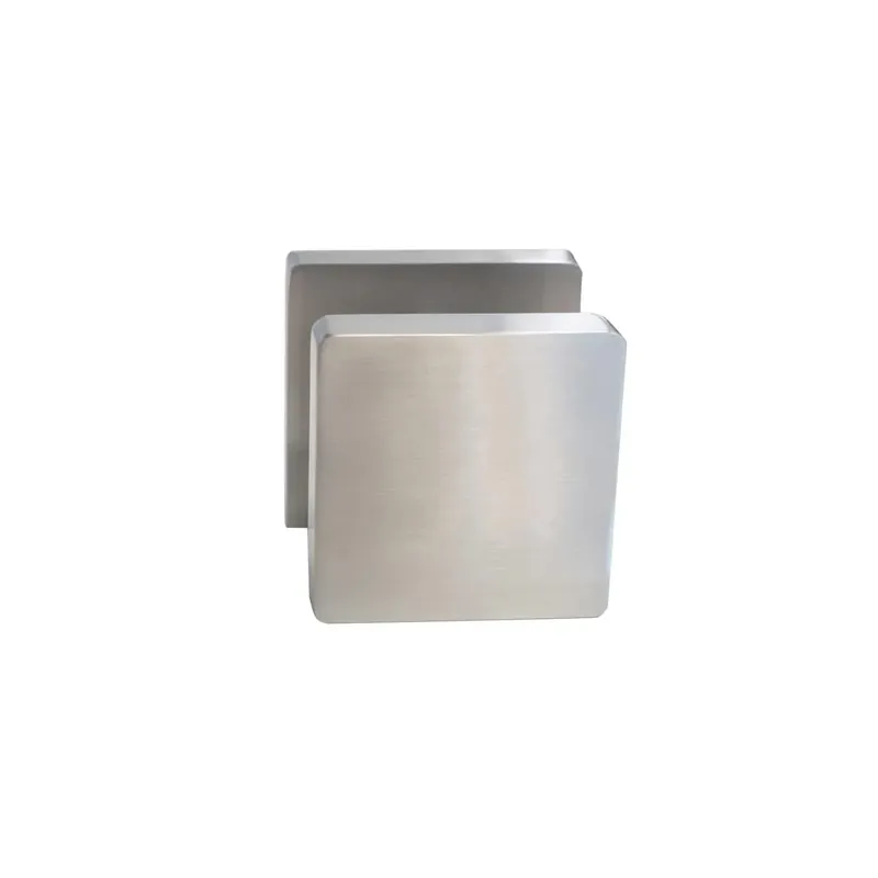 Koop Online Intersteel Knop op rozet Vierkant Nikkel Mat