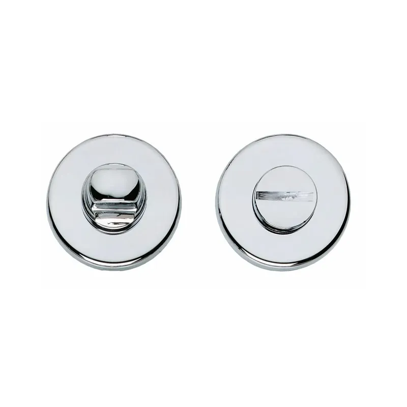 Korting Intersteel Rozet toilet-/badkamersluiting 8mm Rond Verdekt Kunststof Chroom