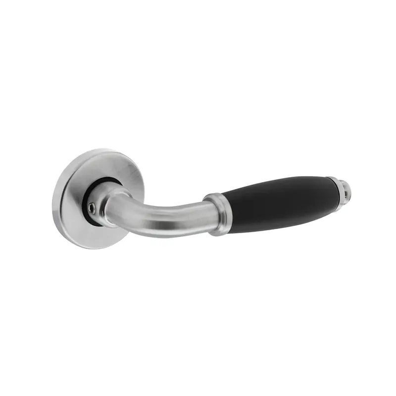 Intersteel Deurkruk Courgette met rozet ø49x7mm verdekt mat chroom Op = Op