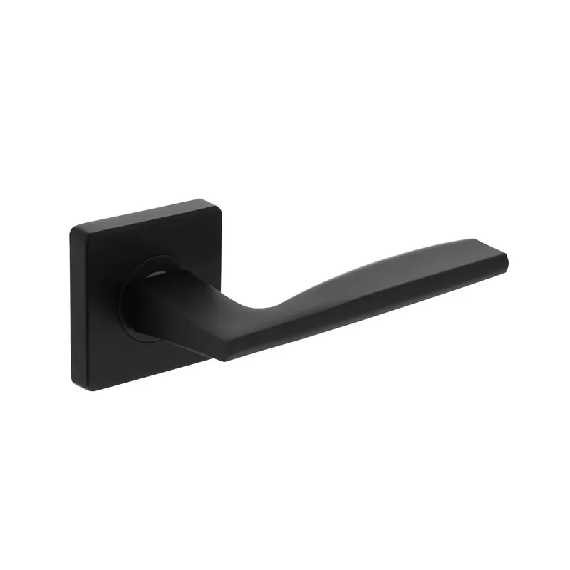 Intersteel Deurkruk Apollo op vierkant rozet mat zwart Flitsaanbieding