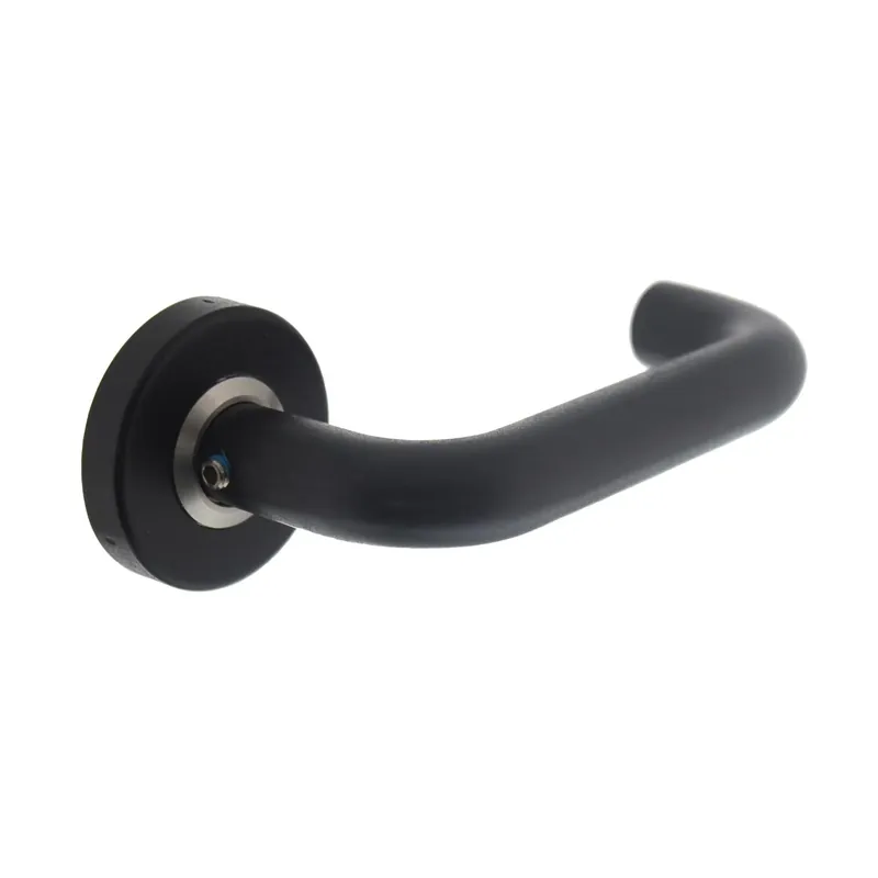 Intersteel Deurkruk Bern op rozet mat zwart Op = Op
