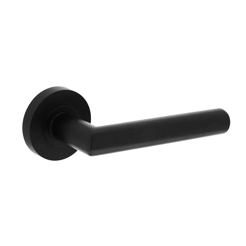 Intersteel Deurkruk Bastian op rozet ø53x8mm zwart Populair