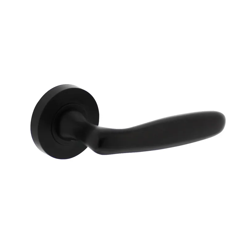 Intersteel Deurkruk Bjorn op rozet ø53x8mm zwart Favoriet