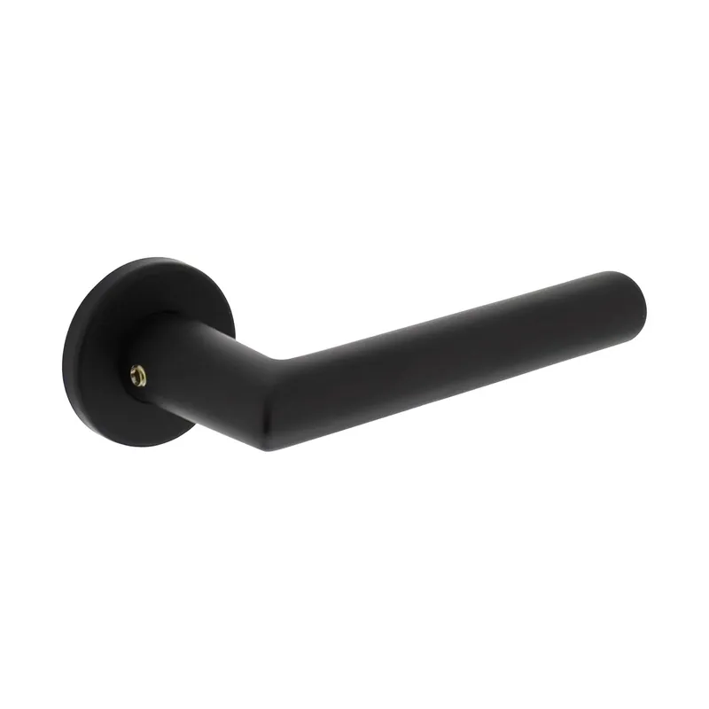 Intersteel Deurkruk Broome op rozet ø50x7 mm aluminium zwart Hete Deal