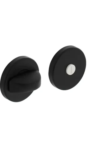 Weekendaanbieding Intersteel Rozet toilet-/badkamersluiting 50x2mm Aluminium Zwart