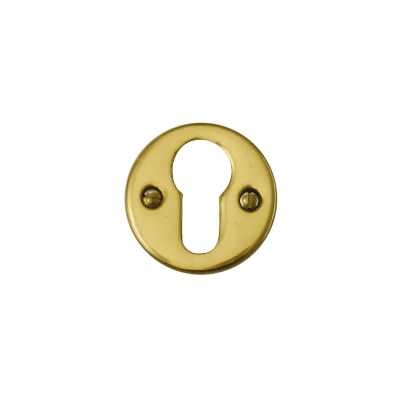 Korting HDD Pro Cylinderplaatje Olive Om Messing Gepolijst