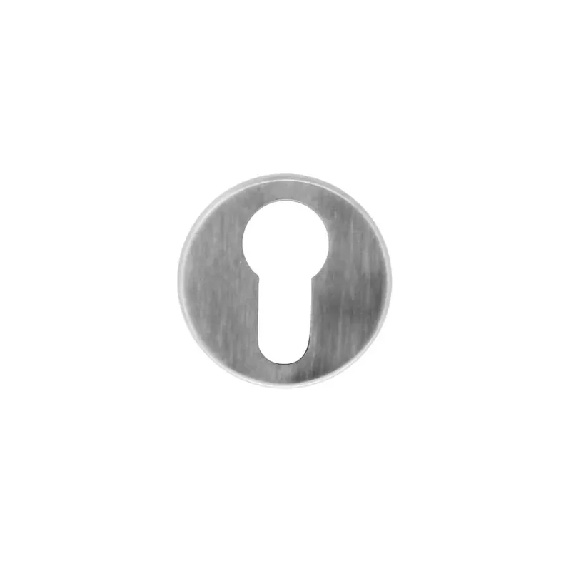 Seizoensaanbieding HDD Pro Cylinderplaatje Rond Klikrozas 45 Mm Inox Look