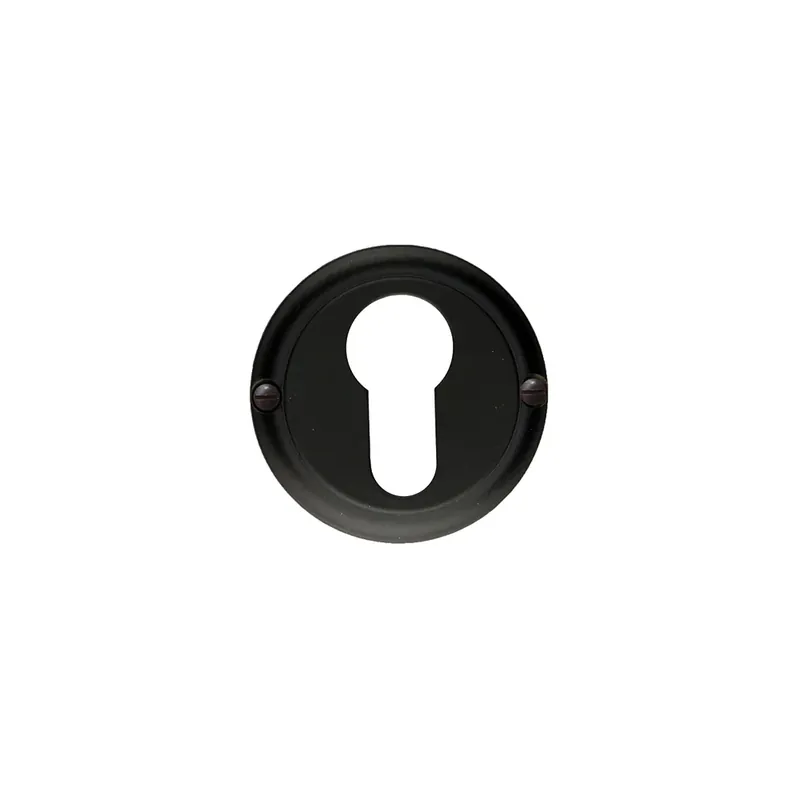 Nieuw HDD Pro Cylinderplaatje Rond Retro 50 Mm Classic Zwart