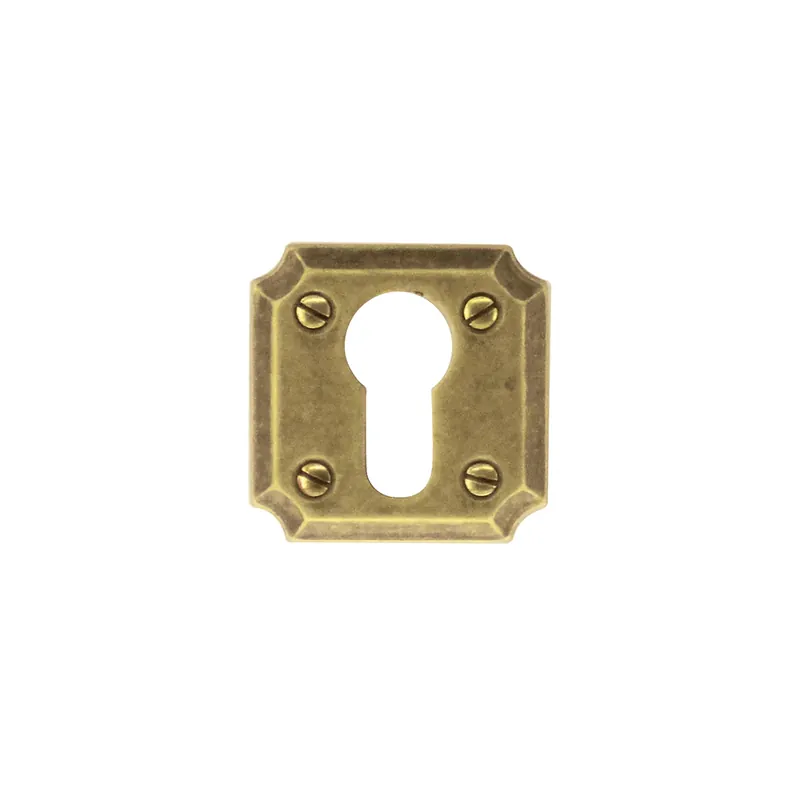 Koop Vandaag HDD Pro Cylinderplaatje Square Retro 50 Mm Old Yellow