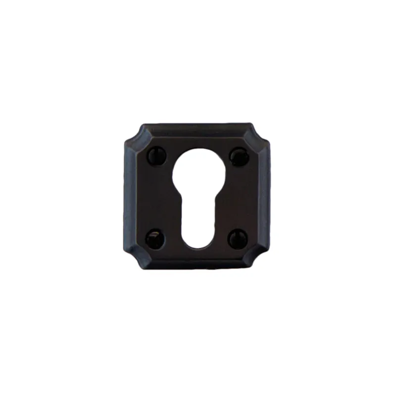 Superprijs HDD Pro Cylinderplaatje Square Retro 50 Mm Zwart