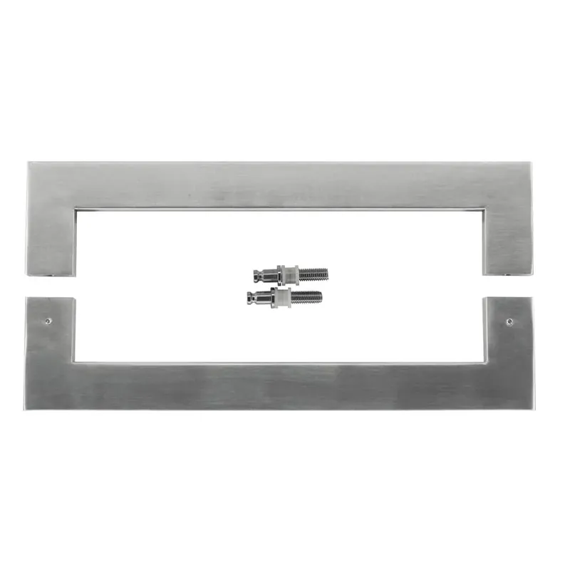 Beste Prijs HDD Pro Voordeurgreep Trekker Carre 15/300 Inox Plus Paar Voor Glas