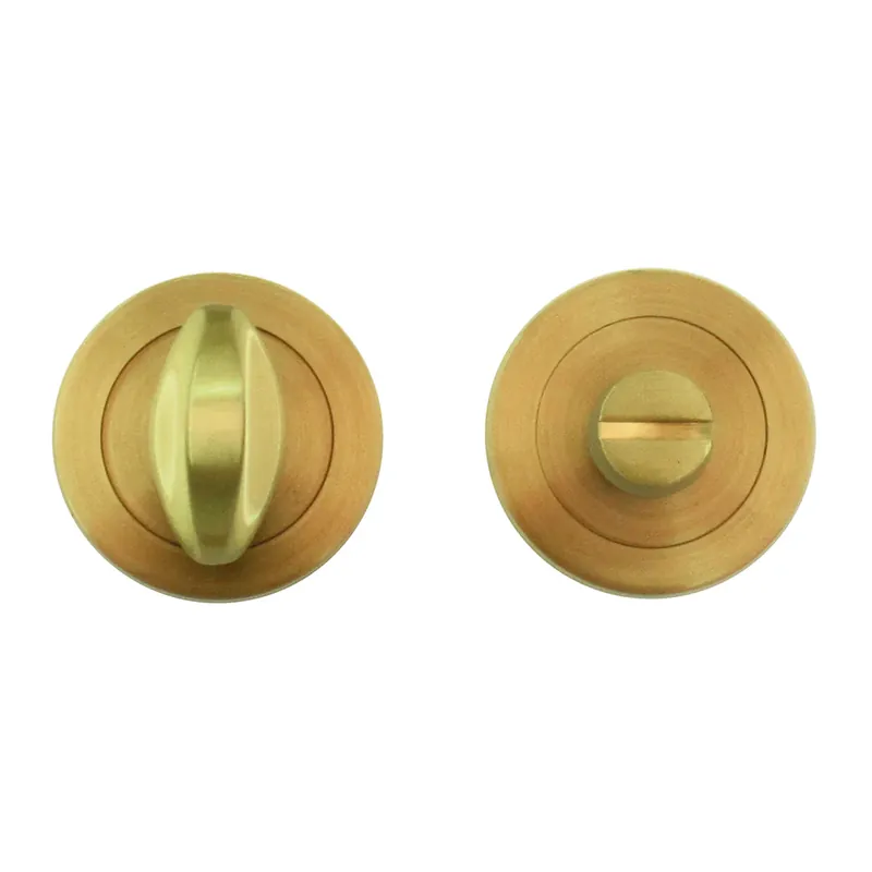 Veilige Betaling HDD Pro WC Garnituur Rond Draairozas Mat Messing Gepolijst
