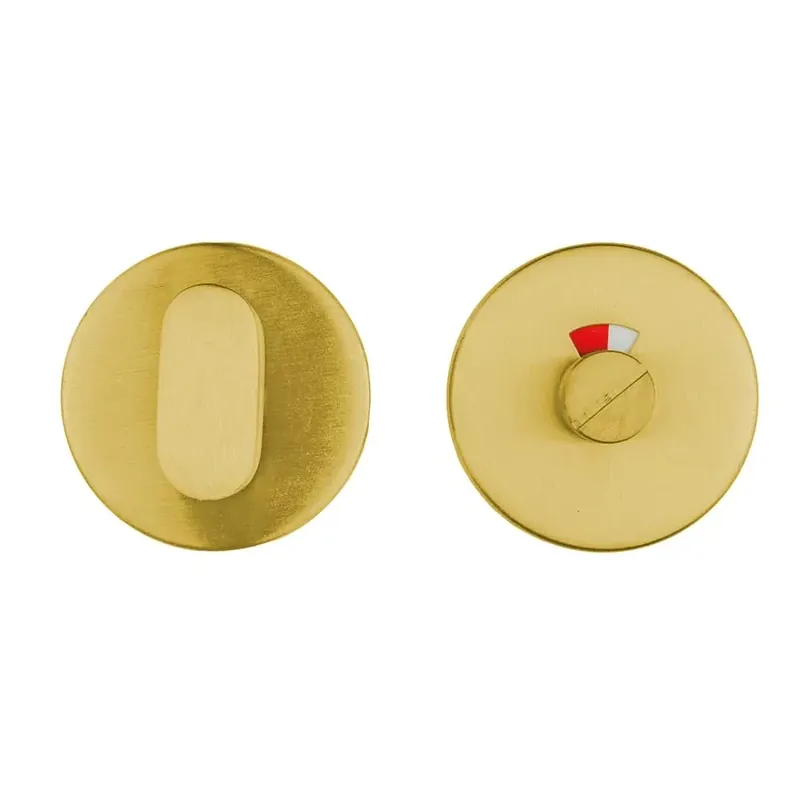 HDD Pro WC Garnituur Rond Shape Mat Messing Gepolijst Hoge Kwaliteit