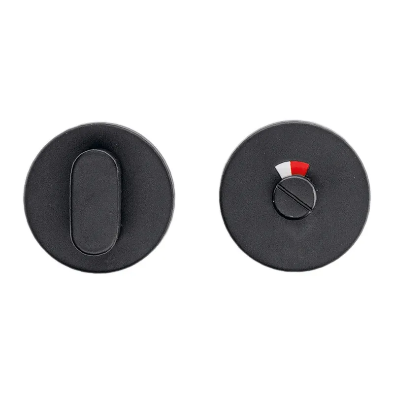 HDD Pro WC Garnituur Rond Shape Zwart Tige 120 Mm Nieuw