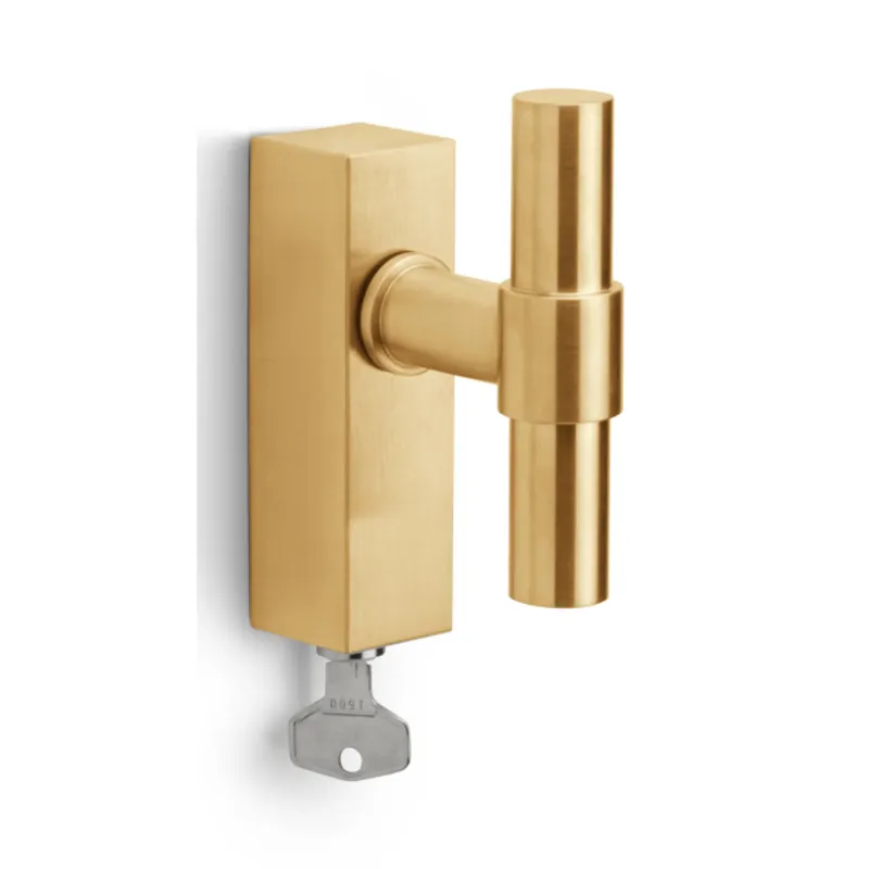 Formani PBT20-DKLOCK draaikiepgarnituur afsluitbaar PVD mat goud rechts/ linksdraaiend Shop Nu