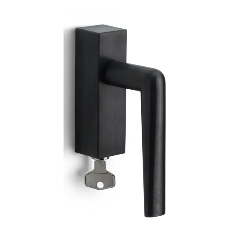 Aanbieding Formani PBI100-DKLOCK draaikiepgarnituur afsluitbaar PVD mat zwart rechtdraaiend