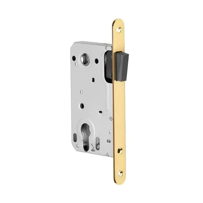 Rechtstreeks Van De Fabrikant Aprile Woningbouw Magneetslot 2868 – cilinder 85mm – goud gepolijst PVD