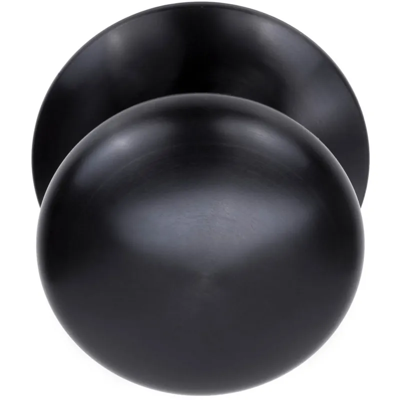 Goedkoop Formani Voordeurknop BASIC LB80V Vast met Rozet PVD Gunmetal