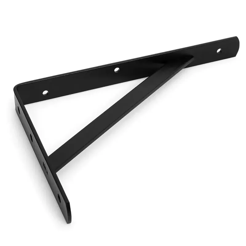 DX - Plankdrager BEAM / met schoor / 205x295 mm / staal zwart Tijdelijk Beschikbaar