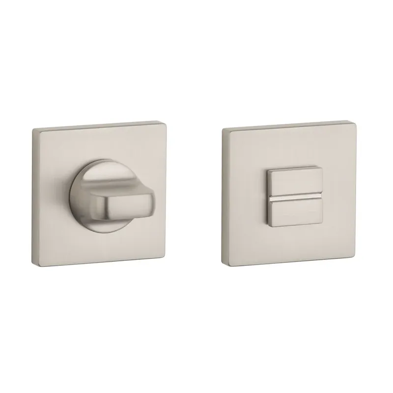 Aprile Premium WC garnituur rozet 52x52x7mm Mat Nikkel Toilet Rozet Direct Beschikbaar