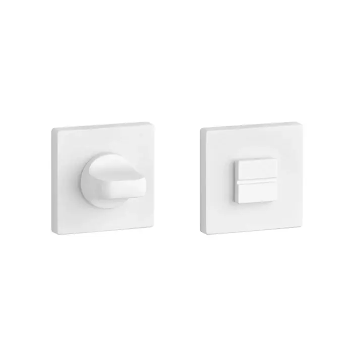 Korting Aprile Premium WC garnituur rozet 52x52x7mm Mat Wit Toilet Rozet
