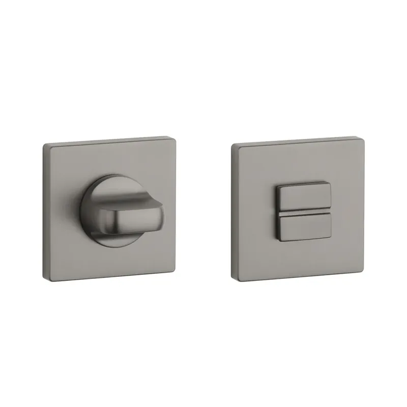 Fabrieksprijs Aprile Premium WC garnituur rozet 52x52x7mm Grafiet Toilet Rozet